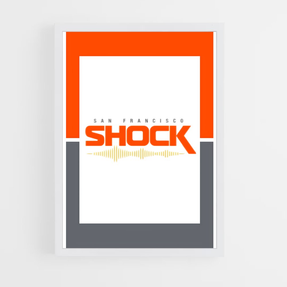 Poster Shockwave San Francisco – affiche Esports (vue 3)